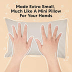 Mini Toddler Pillow with Pillowcase - 9x13 My Little Dreamy Travel Kids Pillow for Sleeping, Toddler Bed, Small, Tiny, Organic Cotton Pillowcase, Soft & Breathable, Kids 2-4 Years Old (French Gray)