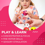 Fidget Spinners 2 Inch Fidget Spinner Balls 12 Pcs Fidget Spinner Pack - Pink Soccer Fidget Spinners for Kids Ball Spinner Fidget Toy - Hand Spinner for Kids Toy Gifts for Kids Easter Basket Stuffers