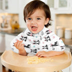 2 Pack Muslin Burp Cloths Dogs Yoga White Cotton Baby Burp Cloths Absorbent Burping Cloth Soft Spit Up Rags for Newborn Baby Boys Girls 22x11 Inch