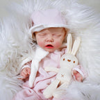 Lifelike Reborn Baby Dolls - 18 Inch Realistic Newborn Baby Dolls Girl, Full Silicone Baby Doll Real Baby Reborn Gift with Accessories for 3+ Years Old Kids