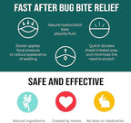 quitch Bug Bite Itch Relief Patch Kids, Bug Bite Patch, Summer Travel Essentials for Kids, Mosquito Bug Bite Thing Alternative Summer Camp Essentials Itch Relief, Baby hydrocortisone Alternative