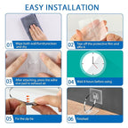 Adhesive Furniture Wall Anchors (10 Pairs 20 Packs), Vinkqiado Anti Tip Furniture Safety Straps for Baby Proofing, Secure Bookcase Dresser Shelf Cabinet to Wall for Child