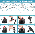 Shybaby 1080P Baby Car Mirror, 4.3" Baby Car Camera Monitor with 170° Wide View, HD Night Vision Function and Reusable Sucker Bracket, Safety Rear Facing Cars Set Camera for Infants Kids Toddlers