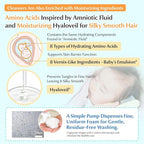 Mama&Kids Baby Hair Shampoo 370 ml / 12.51 fl oz Baby Shampoo for sensitive skin, Toddler Shampoo, Hypoallergenic