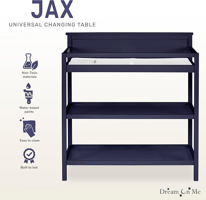 Dream On Me Jax Universal Changing table, Navy