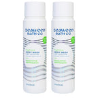 Seaweed Bath Co. Hydrate Body Wash - Eucalyptus Peppermint - Hydrating Foaming Cleanser with Nourishing Natural Ingredients - Vegan, Paraben and Sulfate Free Shower Gel - 12 oz (Pack of 2)