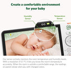 LeapFrog LF930HD Baby Monitor, 7” 720p HD Display,Video Baby Monitor with Camera and Audio, 1080p Smart Remote Access,360° Pan & Tilt,Color Night Light &Vision, Two-Way Intercom