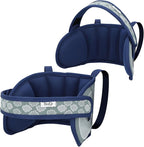 NAPUP Child Head Strap for Car Seat – Adjustable Polyester Carseat Head Support for Toddler (Dark Blue)