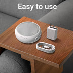 Sleep Sound Machine White Noise Machine with 32 Calming Sounds 36 Volume Levels Pink Brown Noise Machine for Baby Kid Adult with 4 Timer Noise Canceling Machine for Office Privacy (U-White)