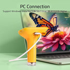 Microscope for Kids, 3'' Digital Handheld Kids Microscope with Adjustable Light, 1000X 1080P Pocket Portable Mini Micro Scope, Stem Toys for Ages 5-7 8-12 Teen Boys and Girls Educational Gifts, Orange