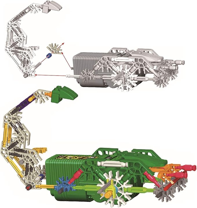Science4you Scorpiobot Robotics Kit for Kids - Building Robot Toys for Kids 8-12 Year olds,161 Pieces, Stem Building Games, Gift for 8+ Year Olds Boys and Girls