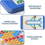 Large Magnetic Dots Board for Toddlers, Magnetic Drawing Board for Kids, Magnetic Dot Art with Magnetic Pen, Montessori Preschool Education Travel Toys for Kids Boys Girls Age 2 3 4 5 6 7 8 Years Old