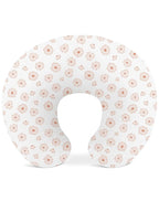 Nursing Pillow Covers, Muslin Nursing Cover for Breastfeeding Pillows, Comfortable for Baby Girls and Boys (Flower-A)