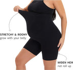 Seamless Maternity Shapewear, Prevent Thigh Chaffing, Pregnancy Belly Support, S-5XL