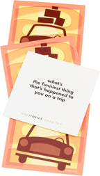 TableTopics Road Trip to Go Conversation Cards for Families, 40 Questions for Fun & Connection with Kids in The Car, During Travel, & Game Night, Roadtrip Essential