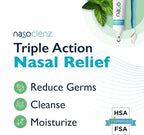 Pro: Nasal Cleansing Kit – Gentle Wand & Nasal Antiseptic Gel, Nose Cleaner and Nasal Moisturizer for Dry Nose & Sinus Relief (Mint 1 Count, up to 120 uses)