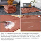 Baby Play Mat for Floor,1.3" Thick Memory foam Tummy Time Mat,Water Repellent Soft Coral Velvet Nursery Rug,Extra Large Non Slip for Crawling,Toddlers,Infants,kids,Tatami Style for Living Room(Brick)