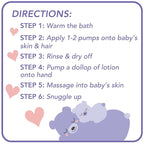 Jergens Baby Duo for a Calming Routine, Head to Toe Liquid Baby Wash and Calming Lotion, Value Gift Pack