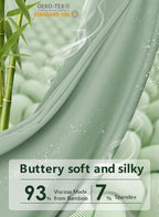 Meiz Pregnancy Pillows for Sleeping, Cooling Pregnancy Pillows, 60Inch Maternity Pillows, U Shaped Full Body Pillows for Adults with Rayon Cover from Bamboo, Sage Green