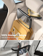 Lamicall Baby Car Mirror for Backseat - [2025 Safest Triangle Hook Clip] Acrylic Car Seat Mirror for Rear Facing, 360° Rotation & Wide Clear View, 3S Quick Install, Newborn Baby Essentials Accessories