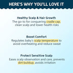 DAILYLIFE Baby Hair Clippers, Silent Clippers for Kids with Autism, Sensory Baby Hair Cutting Kit, Quiet Vacuum Hair Trimmer Waterproof for Toddler Infants Boys, White