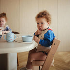 mushie 100% Silicone Training Cup & Straw for Toddlers | 6 Months+ (Retro Cars)