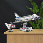 JMBricklayer Space Shuttle Building Sets for Adult, Airplane Spaceship Space Toys for Kids Teens, Gifts for adults Boys Girls 8 9 10 11 12 13 14+, Collectible Display Model with Adjustable Stand 70122