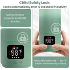 Portable Bottle Warmer for Travel, 17oz Portable Milk Warmer for Baby Fast Heating, 30W Fast Charge Precise Temperature Control Bottle Warmer On The Go Baby Milk Warmer for Breastmilk & Formula