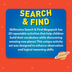 Skillmatics Search and Find Megapack Educational Game - Reusable Preschool Learning Activities, Perfect for Toddlers & Kids Who Love Toys, Art & Crafts, Builds Vocabulary, Gifts for Ages 3, 4, 5, 6