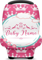 Baby Car Seat Stroller Cover Nursing Cover New Mom Breastfeeding Scarf Soft Stretchy Infant Carrier Cover Car Canopy Coverage