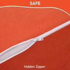 6-Piece Soft PU Leather Toddlers Climbing Toys, Baby Foam Climbing Blocks for Babies Toddlers, Waterproof Foam Play Gym Climber Structures for Toddler 3, Indoor Climb and Crawl Activity Play Set