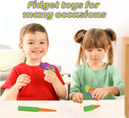 4 PCS Fidget Toys Set，3D Printing Fidget Knife Toy and Pistol Toys,Fidget Toys Adults and Kids，Sensory Toy Fidget Toys for Classroom，Suitable for Relieving ADHD,Stress, Anxiety (Purple Set)