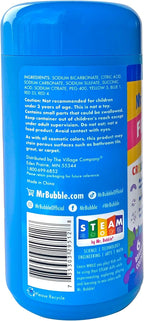 Mr. Bubble Fizzy Tub Colors Bath Water Coloring Tabelets, 6 Bright Colors, Red, Orange, Yellow, Purple, Blue and Green, Fragrance Free, Cap Makes Colorful Waterfall (3 Jars, 150 Tablets Each)