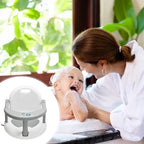 Foldable Baby Bathtub Seat - Non-Slip Bath Chair for Sitting Up, Shower Chairs for Newborn Infant 6-18 Months (Grey)