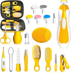 Baby Healthcare and Grooming Kit, Portable Baby Safety Care Set, Baby Essentials kit for Newborn(Yellow 20 in 1)