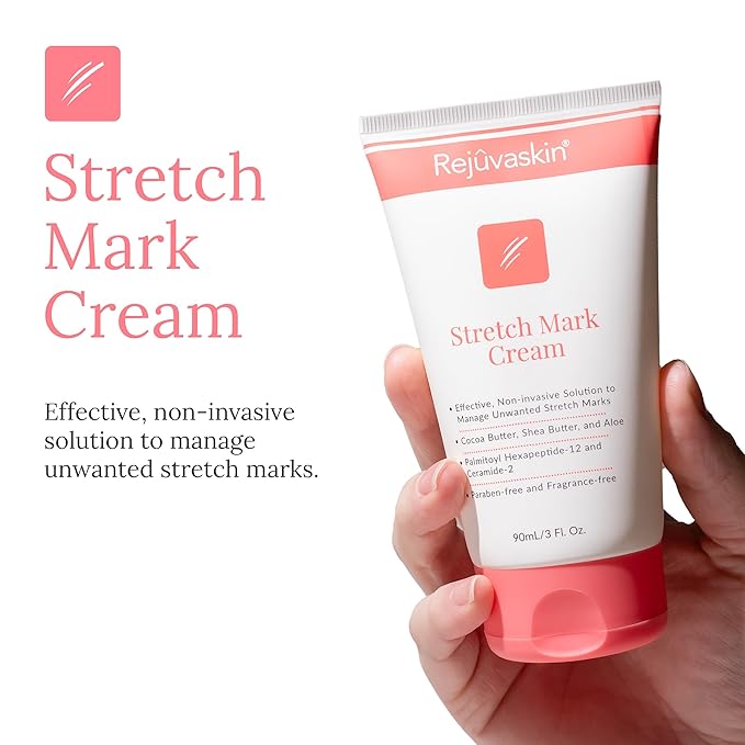 Rejuvaskin Stretch Mark Cream, Helps Improve and Prevent Stretch Marks from Pregnancy or Weight Change, 3fl oz / 90ml