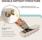 Silicone Freezer Trays with Lid, 2ea 1oz 6 Section - Leak Proof Silicone Freezer molds for Homemade Baby Food Breastmilk, Purees, Vegetables, Baby Food Jars Ice Tray with Lid BPA Free IndiePink