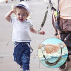 Accmor Toddler Backpack Harness with Leash, Cute Baby Backpacks with Anti Lost Wrist Link, Mini Kids Backpack Tether Walking Harness for Travel Outdoor, Black Excavator Backpack Tether for Boys Girls