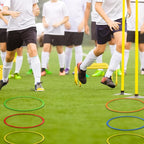 Libima Obstacle Course Ring Set Exercise Hoop Large Hoop Plastic Toys Playground Toys for Gymnastics Practice Party Games Educational Activities Holiday Decor, 5 Colors(12 Pcs,15.8 Inch)