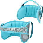 NAPUP Child Head Support for Car Seats – Safe, Comfortable Head & Neck Pillow Support Solution for Front Facing Car Seats and High Back Boosters – Baby Infant Toddler & Kids Travel Accessories (Teal)