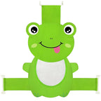 Baby Bath Seat Support Net, Quick Drying, Adjustable, Comfortable, Non-Slip, Infant Bathtub Sling Shower Mesh for a Tub, Soft Newborn Bath Mat (Green Frog)