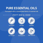 Oilogic Stuffy Nose & Cough Essential Oil Vapor Bath for Babies & Toddlers - Gentle Baby Bath Essentials – Pediatrician-Tested & Safe for Babies, 12.9 Fl Oz