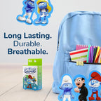 BioSwiss Bandages, The Smurfs Shaped Self Adhesive Bandage, Latex Free Sterile Wound Care, Fun First Aid Kit Supplies for Kids and Adults, 100 Count Box