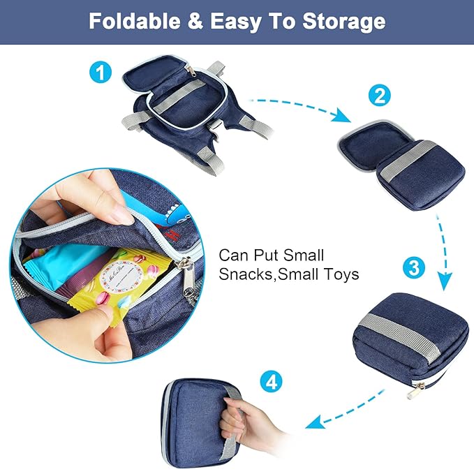 Accmor Toddler Harness Leash+ Reflective Anti Lost Wrist Link, Cute Dinosaur Kids Harness with Leash, Collapsible Child Harness Baby Leash Walking Wristband Protector Belt for Boys Girls Outdoor