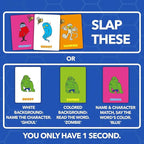 QUOKKA Family Games for Adults and Kids - Guess-in-Seconds Fun Slap Card Game for 2-6 Players - Hilarious Board Game for Family Night Ages 8+, Monster Challenges Halloween Party Edition