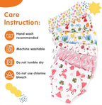 Baby Cotton Training Pants 6 Packs Toilet Training Underpants Absorbent Toddler Potty Training Underwear 2T-5T