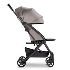 Mompush Lithe V2 Lightweight Travel Stroller, Compact Foldable Baby Stroller with Travel Bag, One-Hand Fold Stroller, Snack Tray, Mechanical Recline Seat, Airplane-Ready, Organizer & Rain Cover