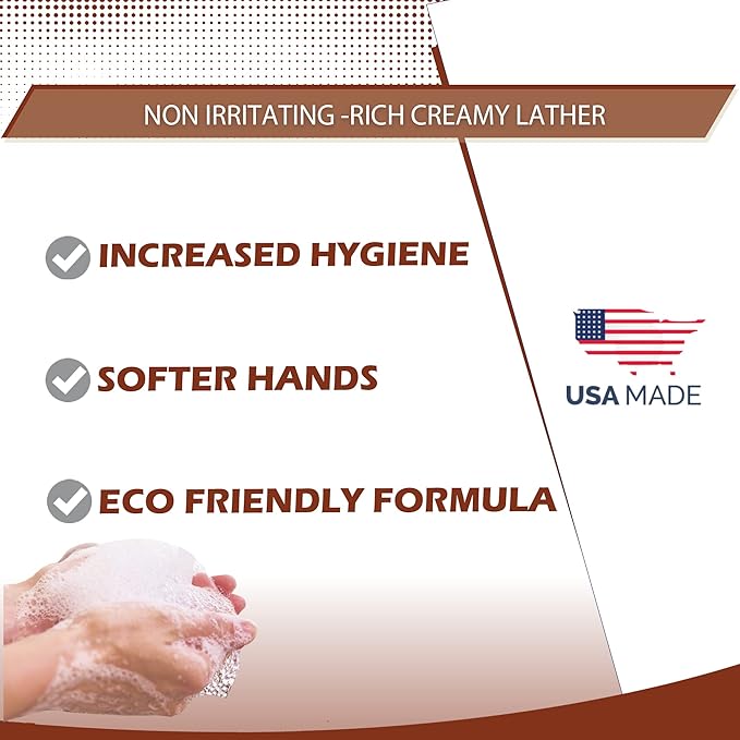 GreenFist Foaming Hand Soap Refills Cinnamon Scent Jug Foam Refill Made in USA, 128 ounce (1 Gallon)