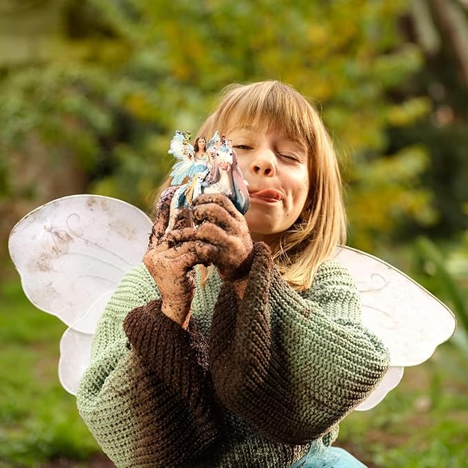 Schleich Bayala - 3 PC Fairy Toys Set - Eyela and Unicorn Figure Playset - Cute Fairy Doll and Fantasy Figurines for Girls and Boys - Magical Toys for Pretend, Imaginative Play - Kids Ages 5+ | 70569