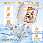 Baby Food Maker & Food Processor, Upgraded 14-in-1 Baby Food Blender, Puree Maker, Puree Grinder for Fruit, Veggies, Meat, Baby Feeding Essentials, Shower Gifts Set